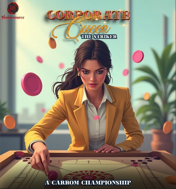 Carrom Queen Corporate queen, carrom championship, games at office, corporate events by hunarsource