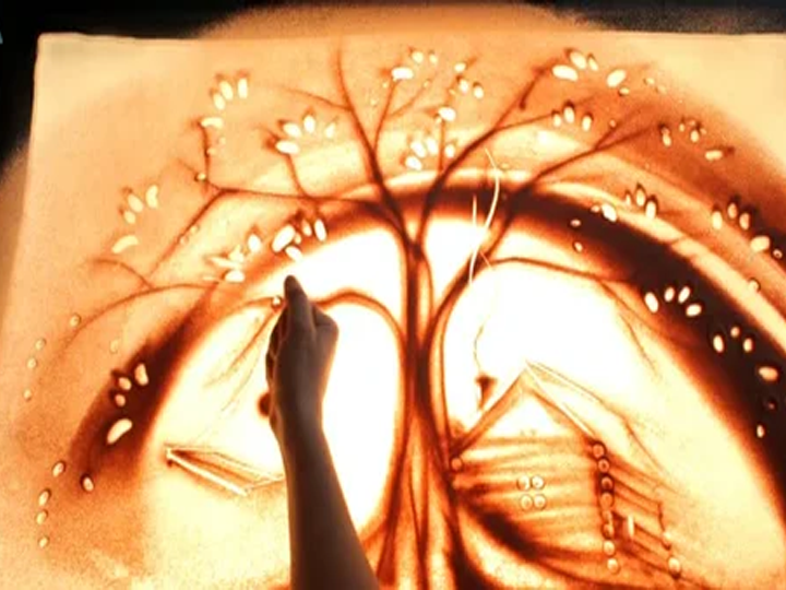 Sand Art Performance Hunarsource Consulting Pvt. Ltd.